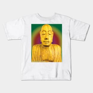 Wooden Budha Kids T-Shirt